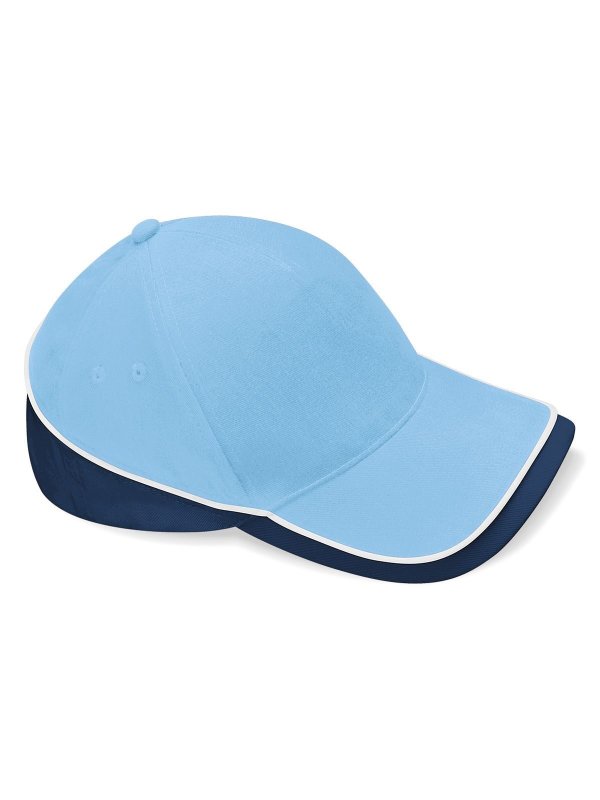 sky blue/french navy/white